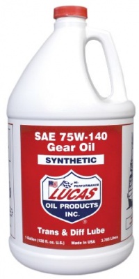 Lucas 10122 75/140 Synthetic Gear Oil - 1 Gallon