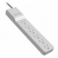 Belkin 6-Outlet Home/Office Surge Protector with 2.5 feet Cord