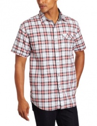 Nautica Men's Short-Sleeve Slub Woven Shirt