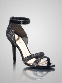 GUESS Laren Glitter Sandals, BLACK GLITTER (9)