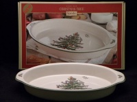 Spode Christmas Tree Au Gratin Dish 14-Inch