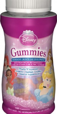 Disney Princess Multi Vitamin Gummies, 180-Count