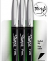 Sharpie Pen Grip Fine Point Pen, 3 Black Pens (1758052)