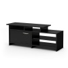 South Shore Step One TV Stand, Pure Black