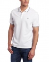 Victorinox Men's Ibach Active Pique Tipped Polo