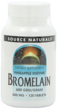 Source Naturals Bromelain, 500mg, 120 Tablets (Pack of 2)