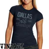 Dallas Cowboys Women's Navy Rumbler T-Shirt