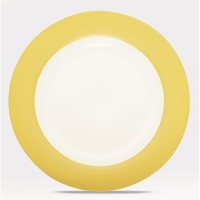 Noritake Colorwave Mustard Rim Dinner Plate