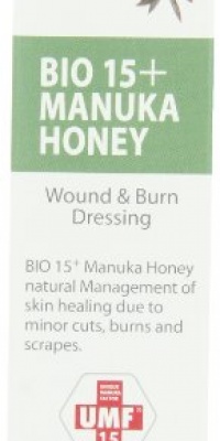 UMF 15+  Manuka Honey Wound and Burn Dressing, 2-Ounce Tubes (Pack of 2)