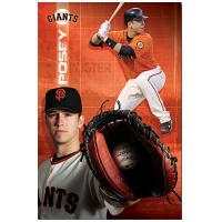 (22x34) San Francisco Giants Buster Posey Sports Poster Print