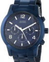 GUESS Men's U0123G3 Analog Display Quartz Blue Watch