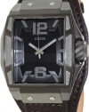 GUESS Men's U0267G1 Analog Display Quartz Brown Watch