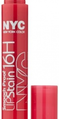 New York Color Smooch Proof Lip Stain, Smooch Proof, 0.1 Fluid Ounce