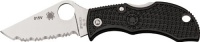 Spyderco Manbug FRN Spyder Edge Knife, Black