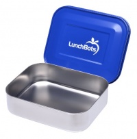 LunchBots Uno Stainless Steel Food Container, Blue