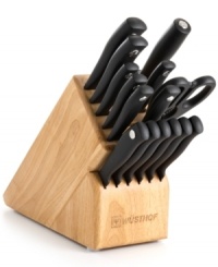 Get straight to the point. The Wusthof Silverpoint II cutlery set is designed for the well-informed cook, crafted to deliver superb sharpness and exceptional precision day in and day out. Each blade is laser-cut from a high-carbon, stain-resistant alloy, then laser-tested to exacting standards. Lifetime warranty.