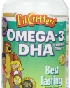 L'il Critters Omega-3 Gummy Fish with DHA, 120-Count Bottles (Pack of 3)