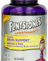 Flintstones Omega Gummies Supplement, Brain Support, 80 Count