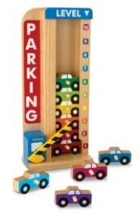 Melissa & Doug Stack and Count Parking Garage