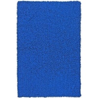 Neon Blue 4x6' Shagadelic Chenille Twist Rug