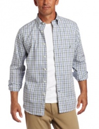 Nautica Men's Long Sleeve Multi Plaid Shirt