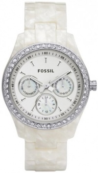 Fossil ES2790 Stella Resin Watch - Pearlized White