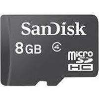 SanDisk 8GB microSD High Capacity (microSDHC) Card - (Class 4) - 8 GB