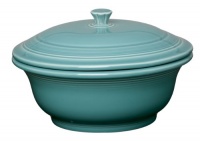 Fiesta 70-Ounce Covered Casserole, Turquoise