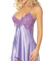 Shirley of Hollywood Women's Sexy Charmeuse Chemise