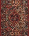 Area Rug 2x12 Runner Traditional Multi Color-Royal Blue Color - Karastan Original Karastan Collection