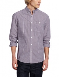 Kenneth Cole Men's Irridescent Gingham Shirt