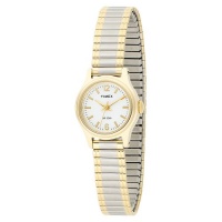 Timex Women's T53822 Elevated Classics Dress Two-Tone Stainless Steel Expansion Band Watch