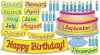 Scholastic Teacher's Friend Big Birthday Cake! Bulletin Board (TF8000)