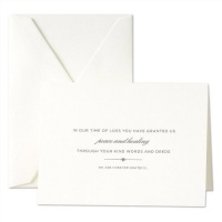 Crane & Co. Hand Engraved Sympathy Notes (CF1182)