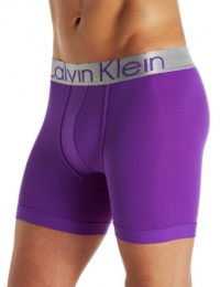 Calvin Klein Men's Steel Micro Boxer Brief, Purple Sage Tea, Medium