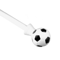 BCL Soccer Ball Curtain Rod Set - 28 - 48 in.