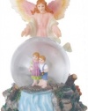 Snow Globe Guardian Angel Collection Figurine Desk Decoration