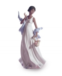 Love is in the air. A dreamy gift for someone special, the Winds of Romance figurine is something she'll adore and cherish forever in handcrafted Lladro porcelain.