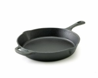 Emeril by All-Clad E9640764 Pre-Seasoned Cast-Iron 12-Inch Skillet Cookware, Black