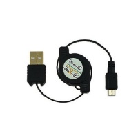 SANOXY Universal Retractable USB Data Cable with Micro USB Plug (For Palm, BlackBerry, Motorola, LG, Samsung, Nokia and More)