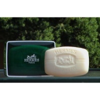 Four (4) Luxury Hermes d'Orange Verte Gift Soaps From Hermes Paris 3.5oz / 100g Perfumed Soaps / Savons Parfume