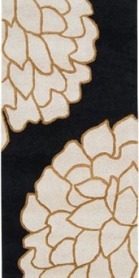 Area Rug 2x8 Runner Contemporary Black Color - Surya Artist Studio Rug from RugPal