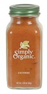 Simply Organic Cayenne Pepper Certified Organic, 2.89-Ounce Containers  (Pack of 3)