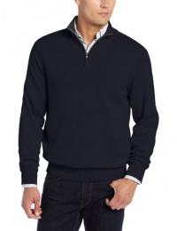 Nautica Men's Big-Tall Solid 1/4 Zip Sweater