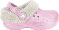 Crocs Blitzen Clog (Toddler/Little Kid),Bubblegum/Oatmeal,12-13 M US Little Kid