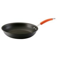 Rachael Ray Hard Anodized Nonstick 12 Open Skillet, Orange