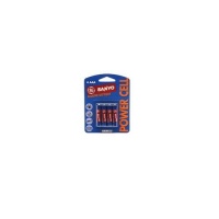 Sanyo Batteries SEC-AC4AAA AAA Alkaline Battery - Retail Packaging