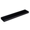 Southern Enterprises Chicago Floating Shelf, 48-Inch, Black