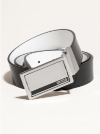 GUESS Four-Way Reversible Enamel Plaque Belt