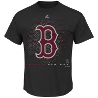 Boston Red Sox Majestic MLB Youth Consistent Delivery T-Shirt (Black)